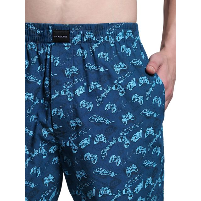JACK & JONES Men's Gameon Boxer | Blue - XL