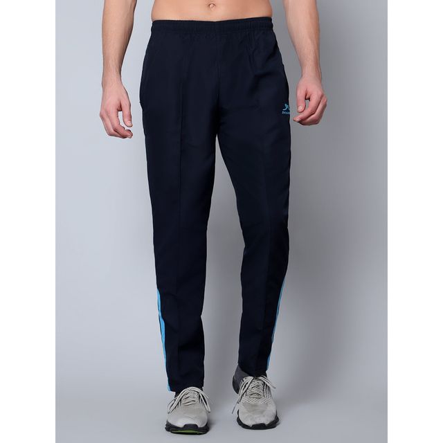 Shiv Naresh Men's Trackpant | 529A - Navy-Cyan | L