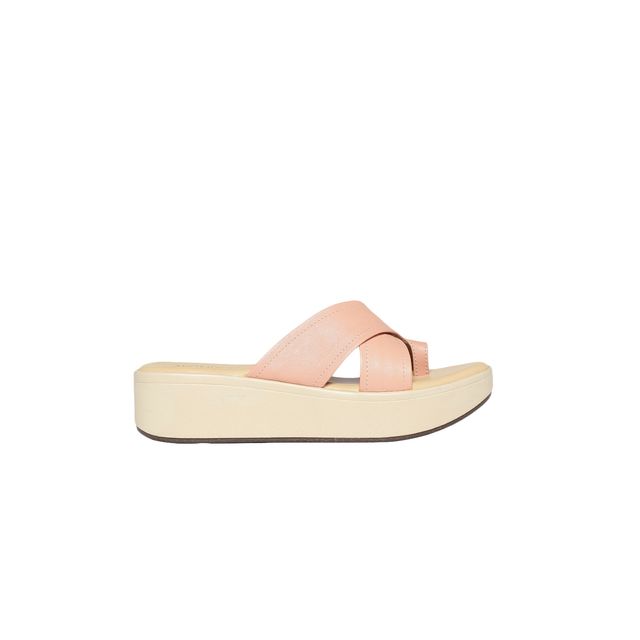 Monrow Women's Theresa Pink Wedge Heels | UK5