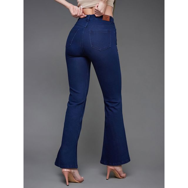 Miss Chase Women s Nike Victory Flight Bootcut Jeans | Sapphire Blue | 34