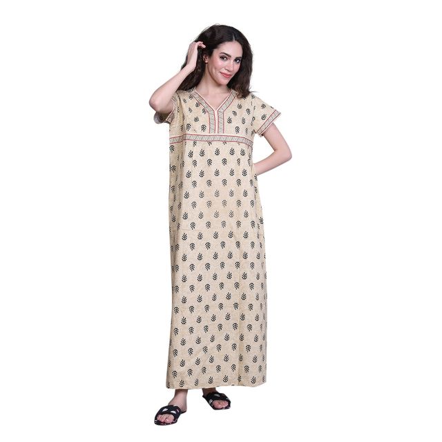 evolove Women's Nighty Yellow LNGCO3283YW-M