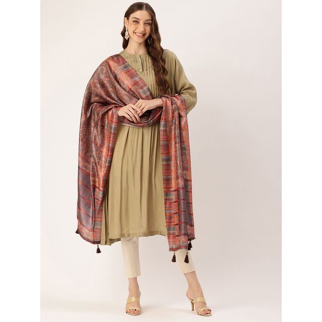 Ishin Multi Color Cotton Dupatta | 1033