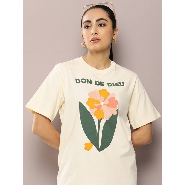 Dillinger Women's T-shirt | WMNCR444WWHT | Off White - S