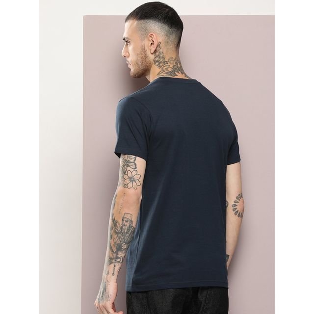 Dillinger Men's Pure Cotton T-shirt | Navy Blue - L
