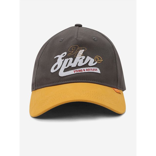 Spykar Grey Caps for Men's | MACAPAS014