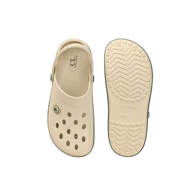 Carlton London Comfortable Men Clogs Shoes | UK 7 | Beige