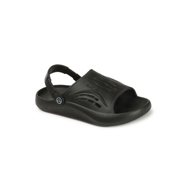 Carlton London Black Comfortable Men Flip Flops | UK 9