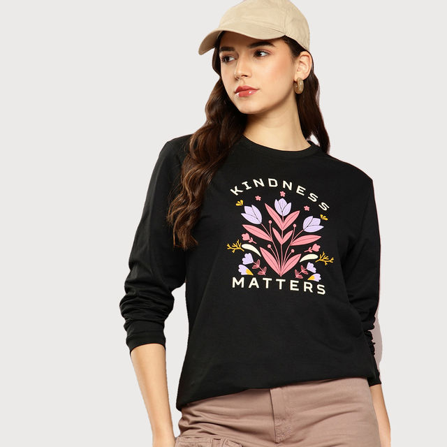 Dillinger Women's Long Sleeve Oversized T-shirt - Buy at ₹489