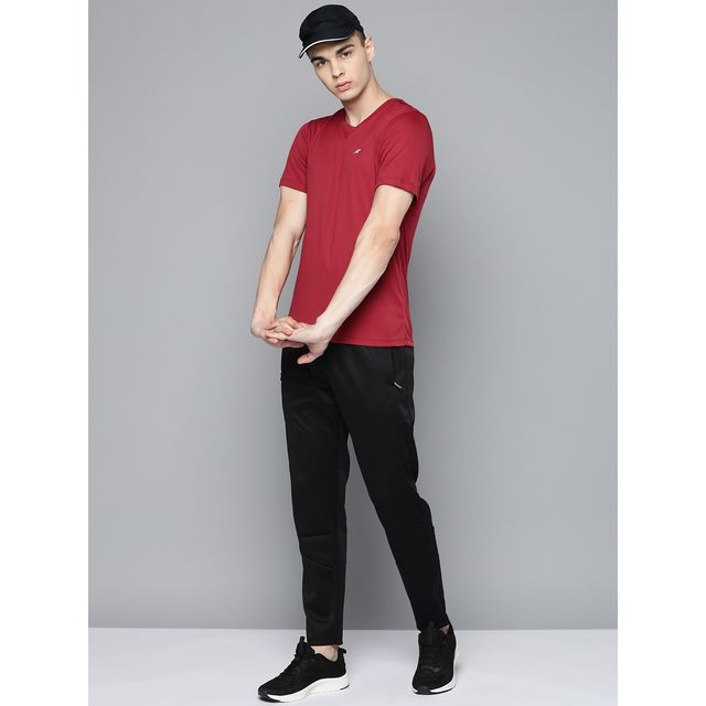 Alcis Men's Round Neck T-shirt | Red - XXL