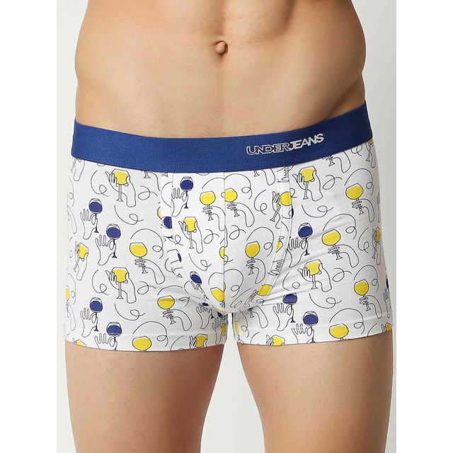 Underjeans by Spykar Men's Blue | Red & Navy Pack of 3 Trunk | L