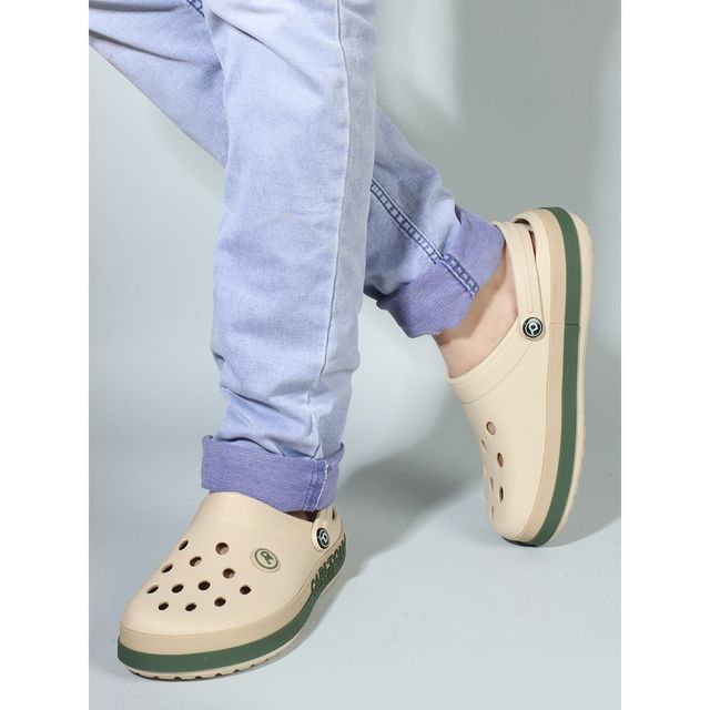 Carlton London Comfortable Men Clogs Shoes | UK 7 | Beige