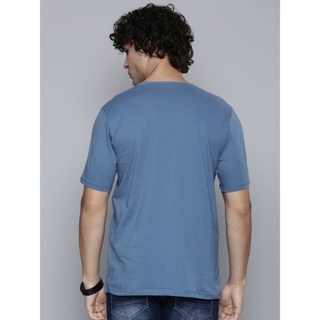 Smartees Men's Printed T-shirt | Blue - L