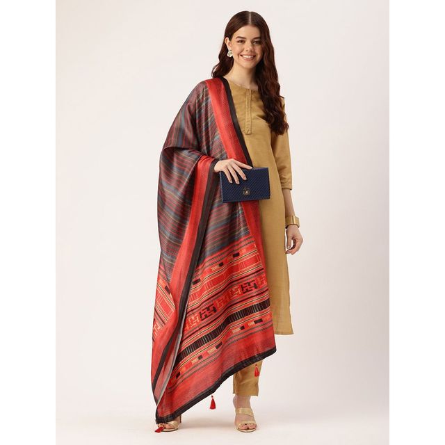 Ishin Multi Color Cotton Dupatta | 1003