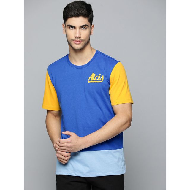 Alcis Men's Round Neck T-shirt | Blue - S