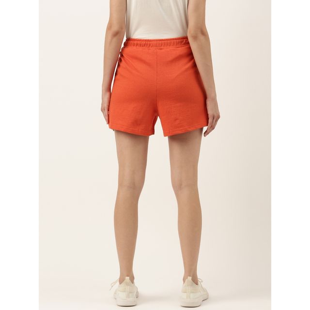 Arise Women's Shorts Aw206 Orange | L