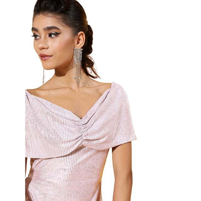 Athena Women Elegant Solid Gown for Days Lavender - S