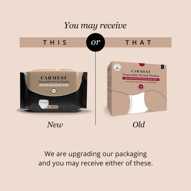 Carmesi Disposable Period Panties | All Night Protection | M-L