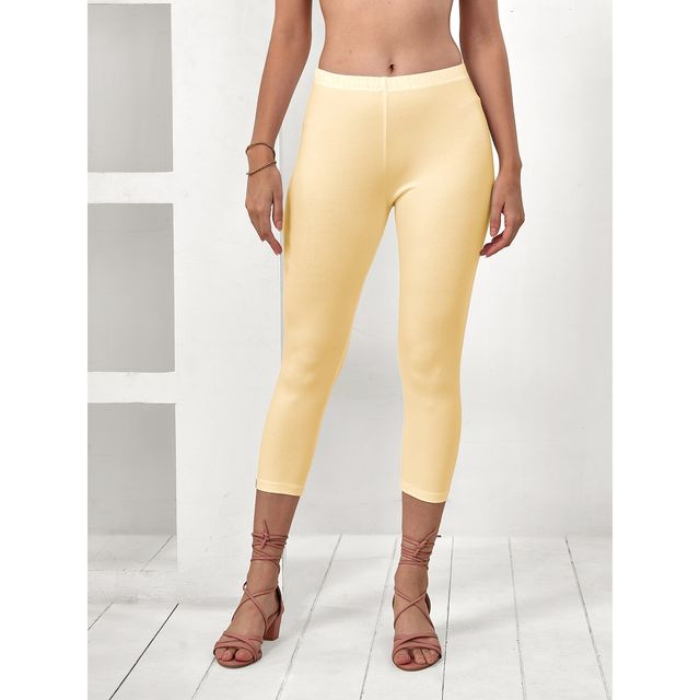 Lyra Women's Capri | Cream - Free Size