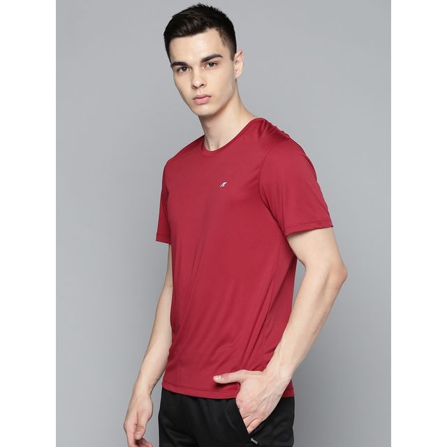Alcis Men's Round Neck T-shirt | Red - XXL