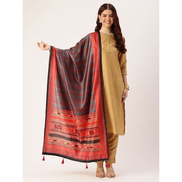 Ishin Multi Color Cotton Dupatta | 1003