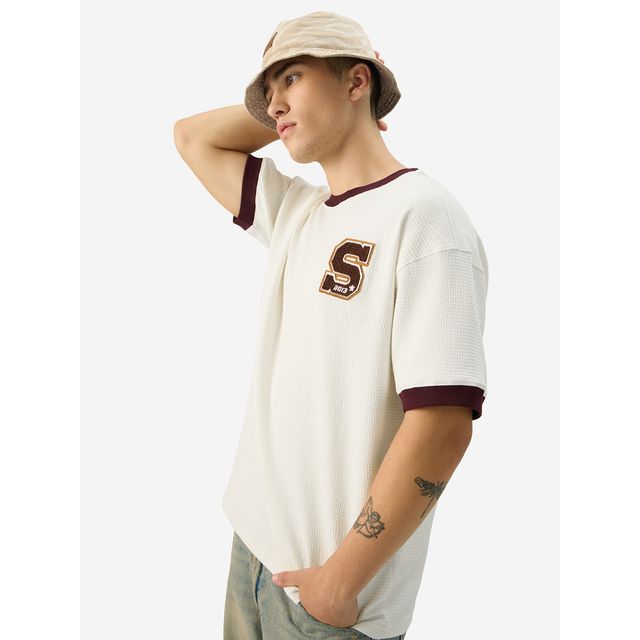 The Souled Store Men's TSS Originals 2013 Oversized T-shirt | Multicolour - 2XL
