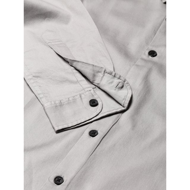 Dennis Lingo Men's Cotton Casual Shirt | C610| Grey - L