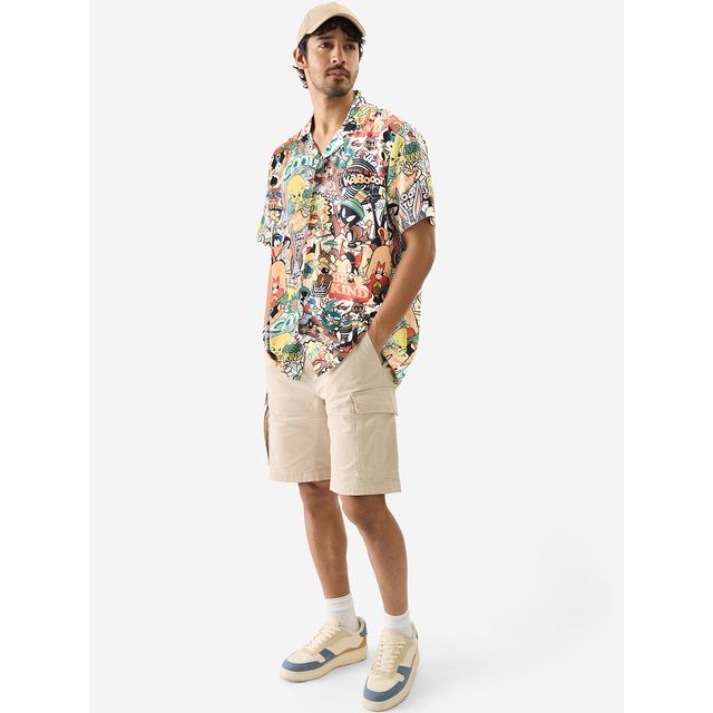 The Souled Store Men's Regular Looney Tunes - Vintage Holiday Shirts | Multicolor | XL