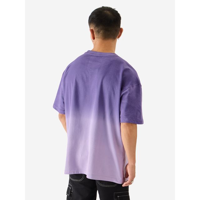 The Souled Store Men's TSS Originals Shadow Oversized T-shirt | Purple - 2XL