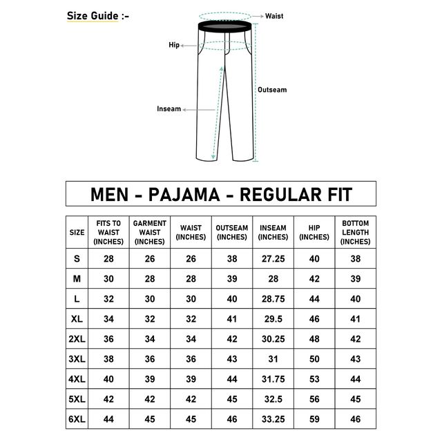 Bewakoof Men's Pyjamas | Black - XL