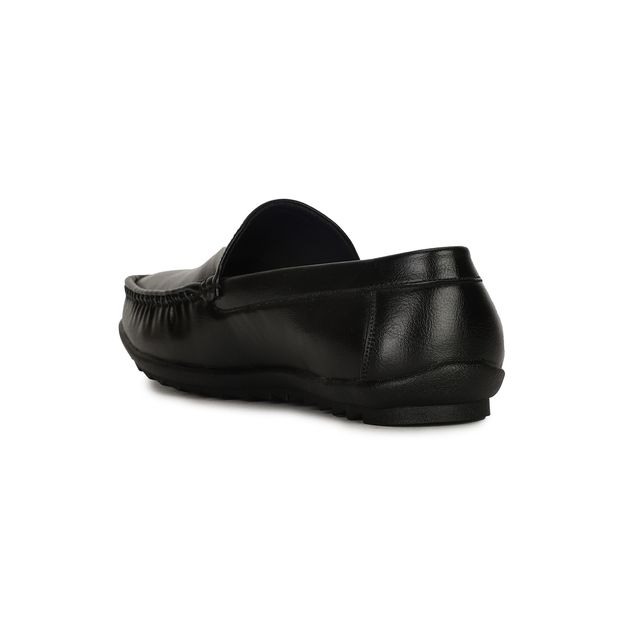 Bata Men's Slip On Formal Flate Shoes | Black - UK 10