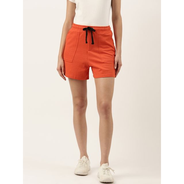 Arise Women's Shorts Aw206 Orange | L