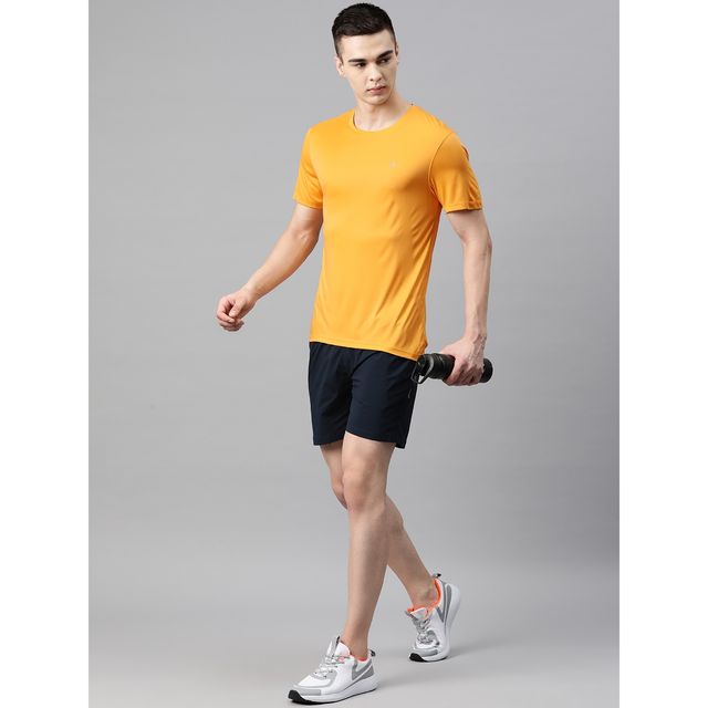Alcis Men's Round Neck T-shirt | Citrus - L