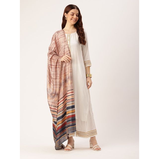 Ishin Multi Color Cotton Dupatta | 1046