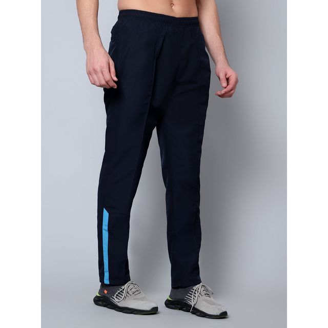 Shiv Naresh Men's Trackpant | 529A - Navy-Cyan | L