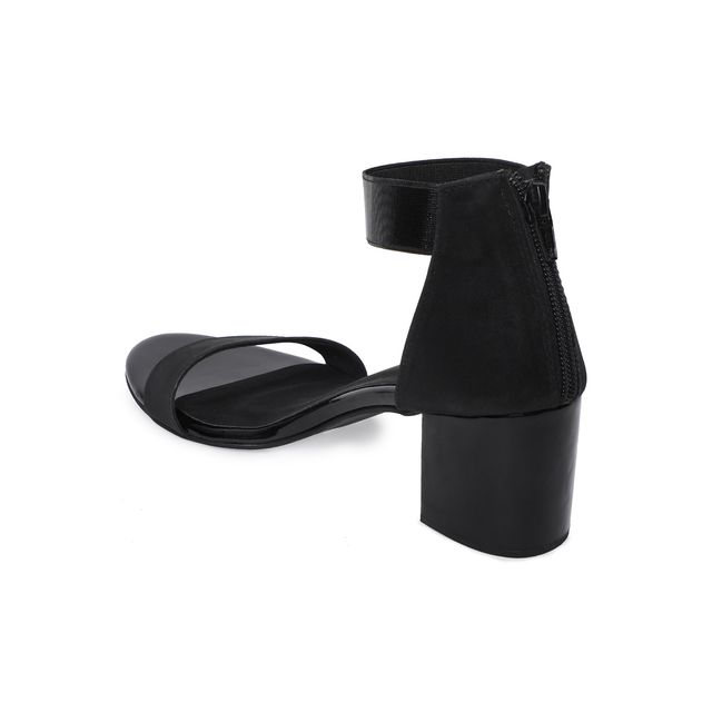 Monrow Women's Block Heels | Black - UK 4