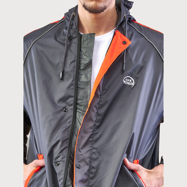 Lux Venus Reversible Rain Suit for Men - Grey - Buy at ₹980