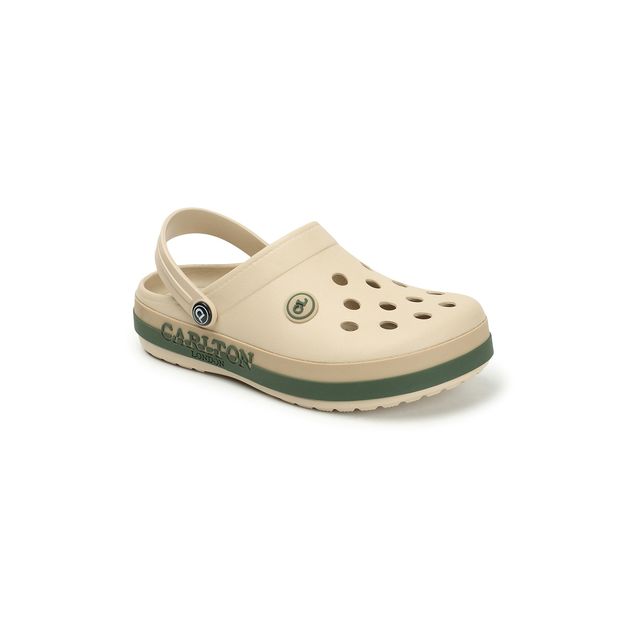 Carlton London Comfortable Men Clogs Shoes | UK 7 | Beige