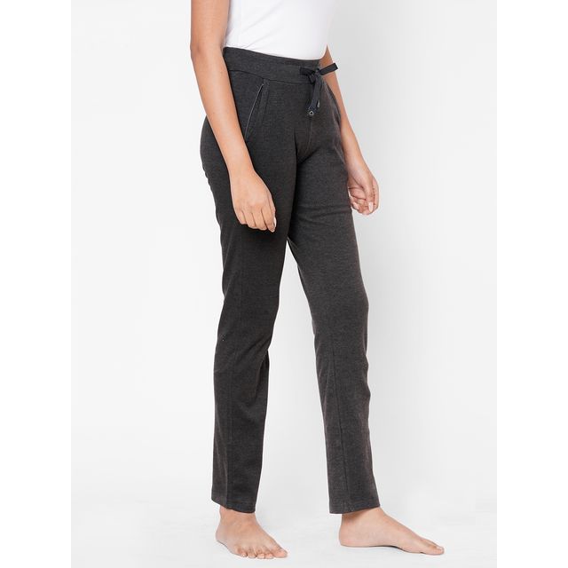 Sweet Dreams Women Solid Pyjama - XL | F - Lap - 4236B Charcoal Mel