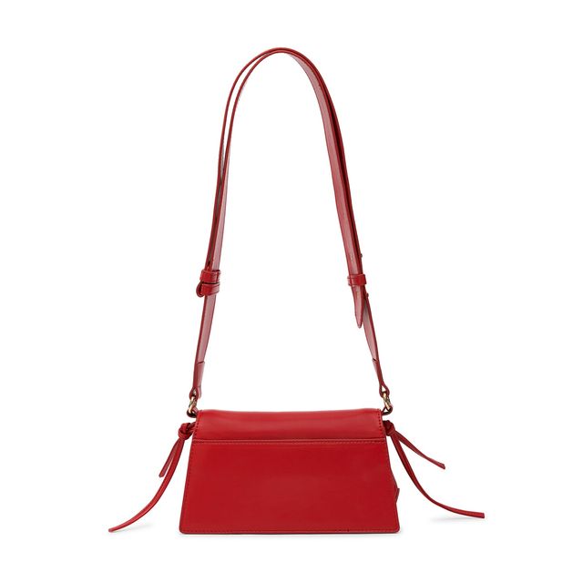 Miraggio Women's Solid PU Leather 2.6 L Crossbody Bag | Red
