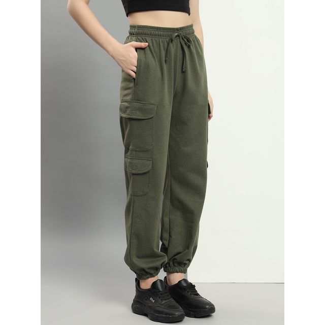 Q-rious Women's AdventureFlex Cargo Joggers | GLJ-CARGO | Olive - 34