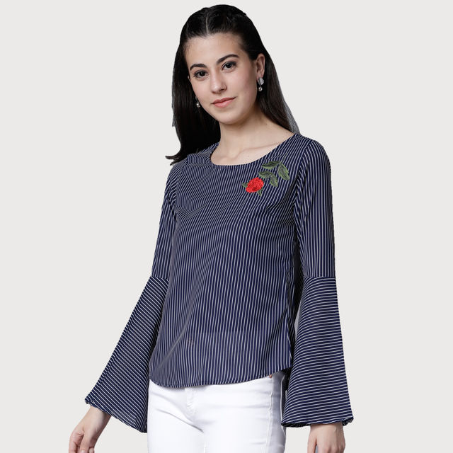 Buy Tokyo Talkies Women's Casual Full Sleeve Printed Top