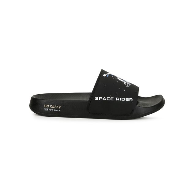 Campus Men's Space Rider Slides | Black | UK8