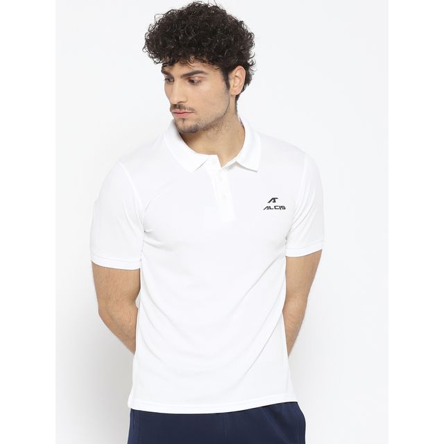 Alcis Men's Polo T-shirt | White - S