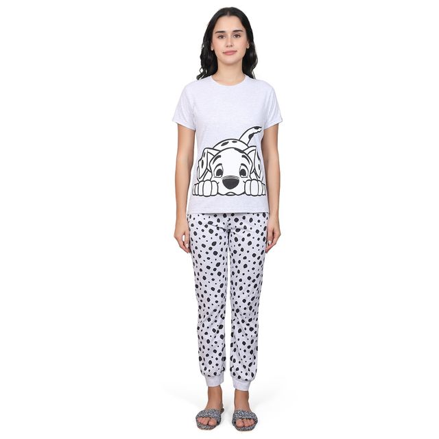 evolove Women's Pajama Set Off White NPSKCS23S6003-XL