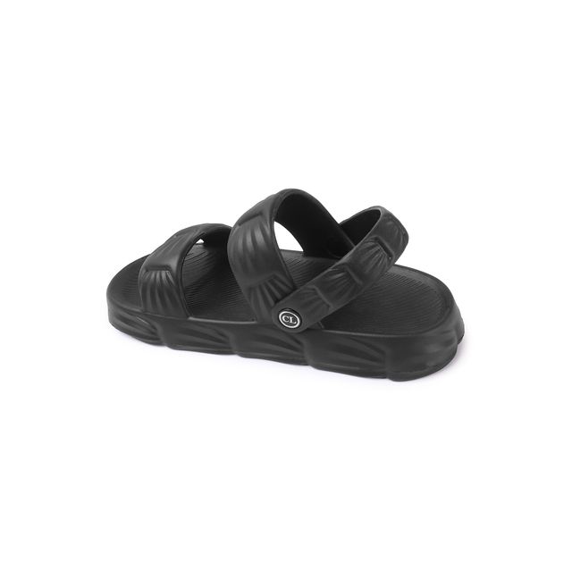 Carlton London Black Comfortable Women's Flip Flops | UK 6