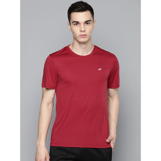 Alcis Men's Round Neck T-shirt | Red - XXL