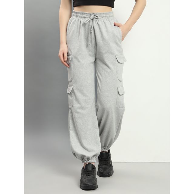 Q-rious Women's AdventureFlex Cargo Joggers | GLJ-CARGO | Grey - 30