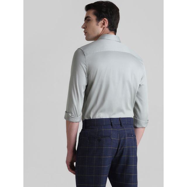 Jack & Jones Men's Slim Fit Shirt | Grey - XL