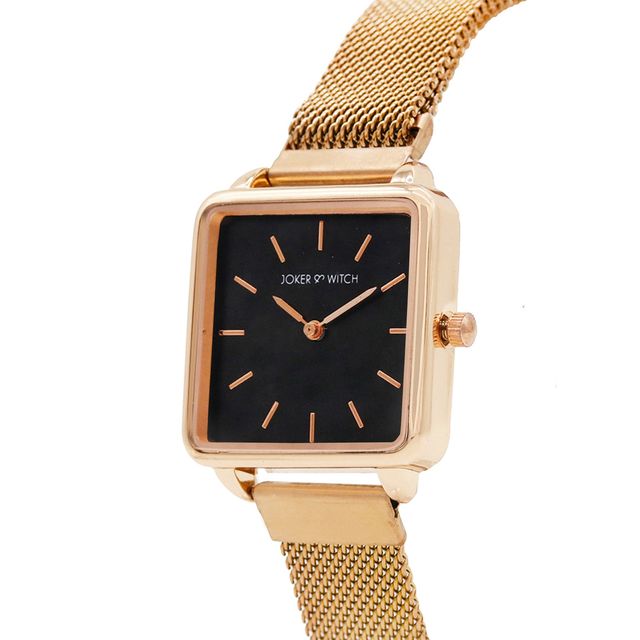 Joker & Witch Women's Stainless Steel Chrono Watch | Black