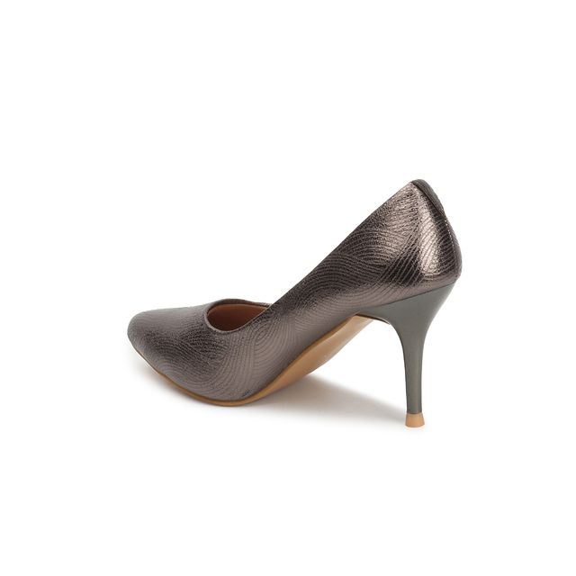 Carlton London Women Grey Heels Sandal - UK7